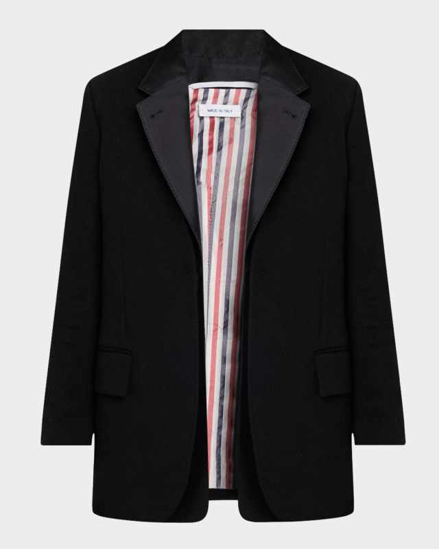 Cashmere-Silk Narrow Shoulder 2-In-1 Sportcoat